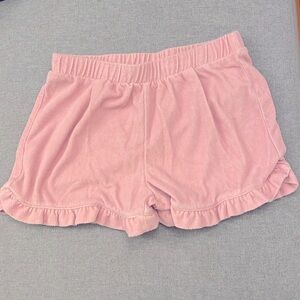 Jcrew Crewcuts Girls Ruffle Hem Terry Shorts